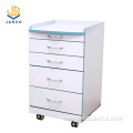 Wooden Movable Dental Cabinet for Hospital and Clinic